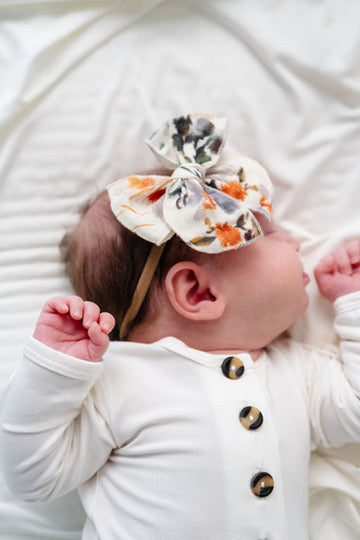 Cloud Muslin™ Heirloom Bow - Nellie Headband