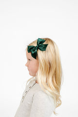 Satin Bow 3 Pack: Ruby Clips