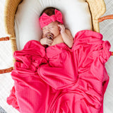 Barbie Ribbed Swaddle Blanket