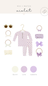 Violet Bubble Romper