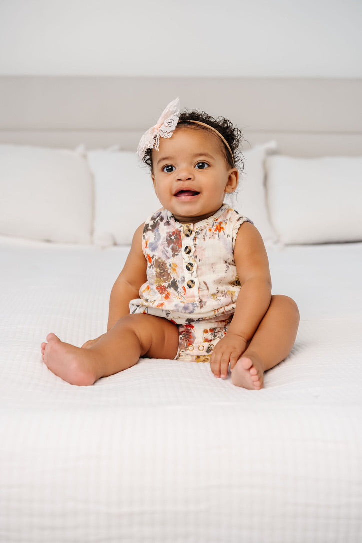 Cloud Muslin™ Bubble Romper - Nellie