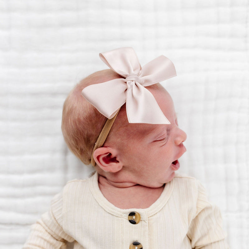 Satin Bow - Primrose Headband