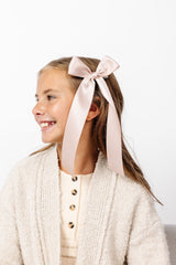 Satin Bow - Primrose Sash Clip