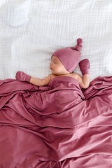 Marjorie Ribbed Top Knot Hat