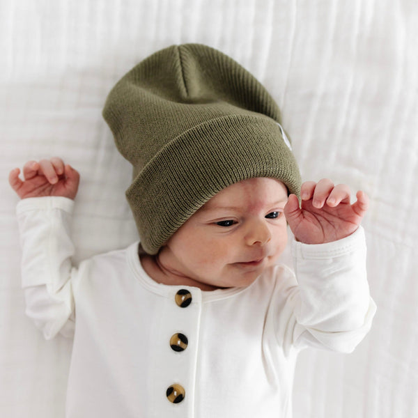Pre-Order: Beanie - Moss Green