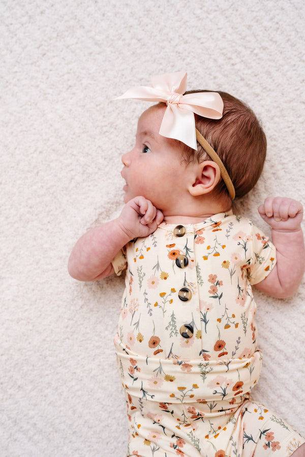 Satin Bow 3 Pack: Blush Headbands