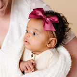 Satin Bow - Peony Headband