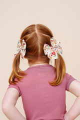 Heirloom Bow - Garden Wildflower Clip