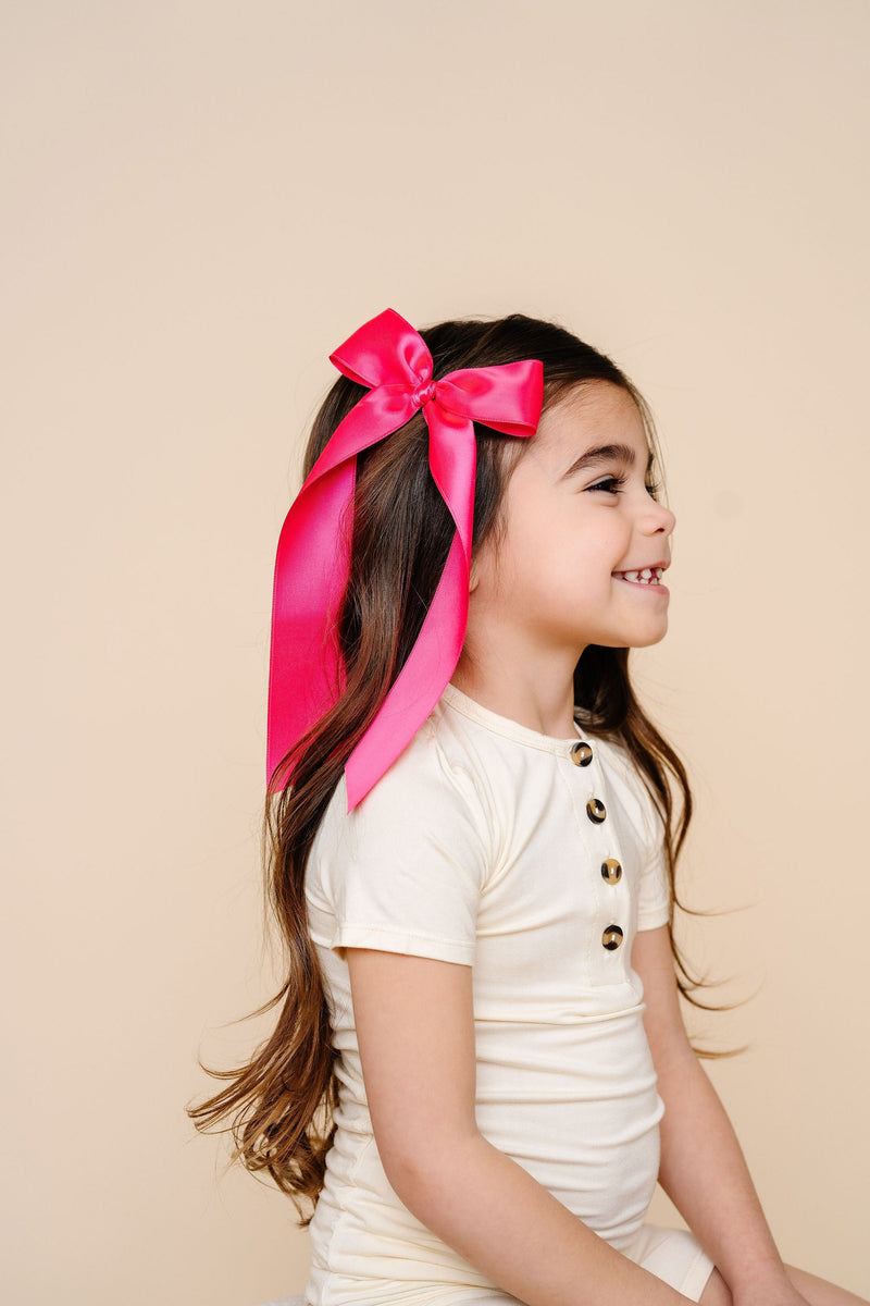 Satin Bow - Barbie Sash Clip