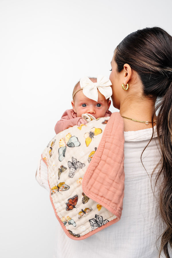 Cloud Muslin™ Burp Cloth 2 Pack - Amelia/Rose