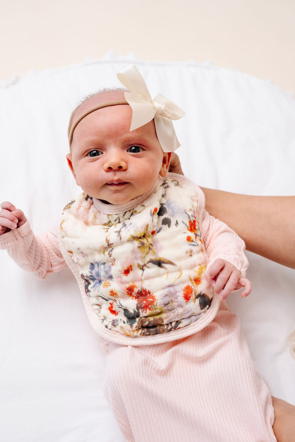 Cloud Muslin™ Bib 2 Pack - Nellie/Blush