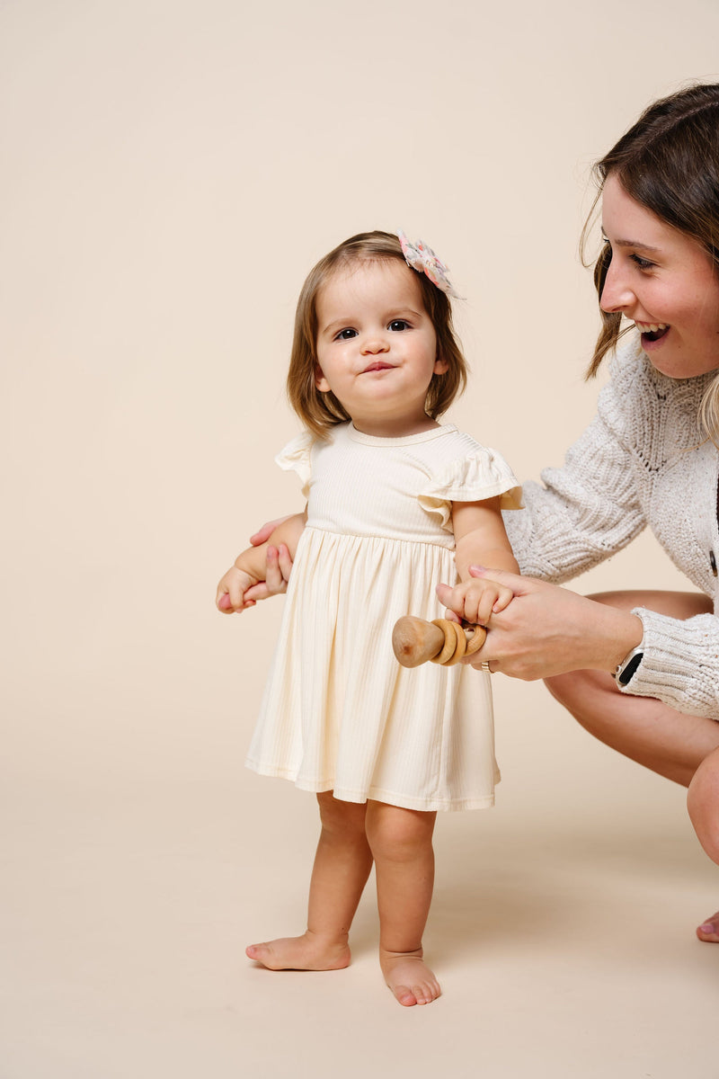 Twirl Dress - Quinn Ribbed