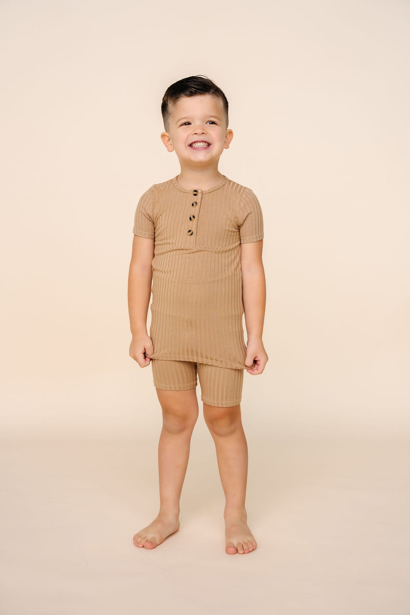 Jake Ribbed Shortie Set