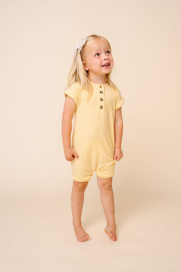 Birdie Ribbed Romper