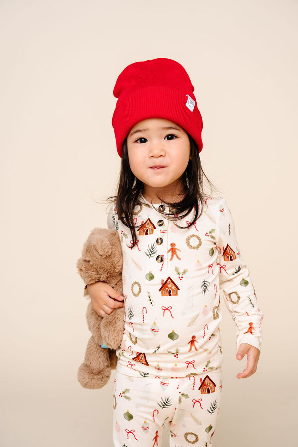 Pre-Order: Beanie - Cherry Red