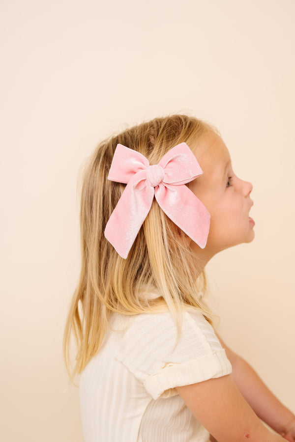 Velvet - Petal Bow Sash Clip