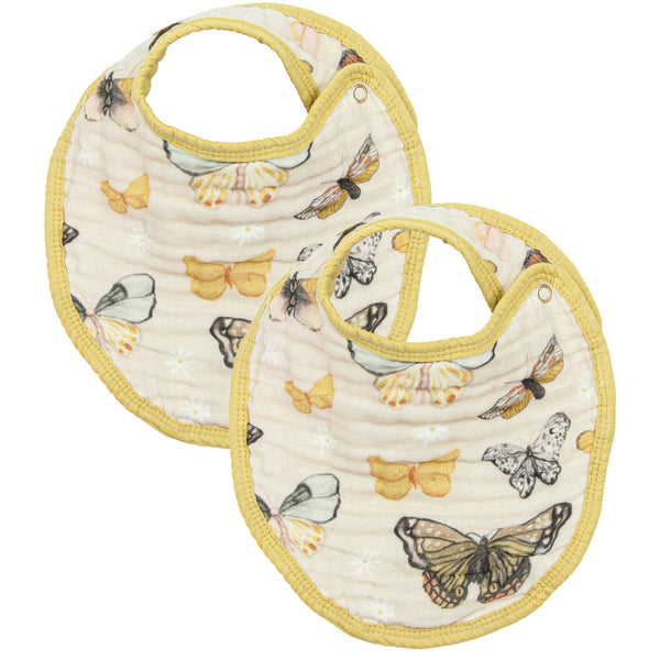 Cloud Muslin™ Bib 2 Pack - Amelia/Honey