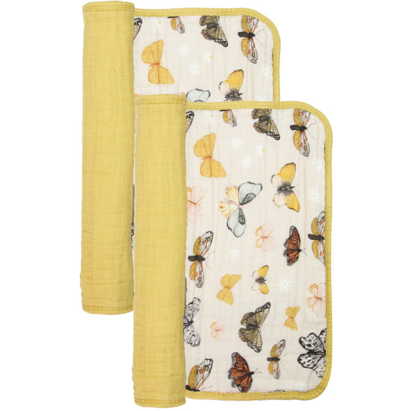 Cloud Muslin™ Burp Cloth 2 Pack - Amelia/Honey