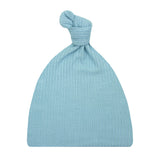 Beckham Ribbed Top Knot Hat