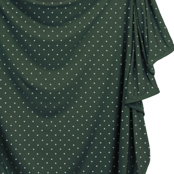 Pre-Order - Green Plus Swaddle Blanket