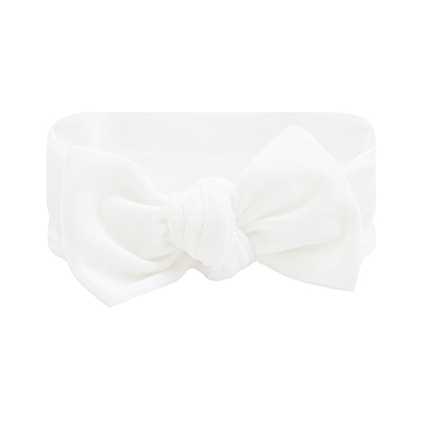 Pre-Order: Velvet - Ivory Knot Headband