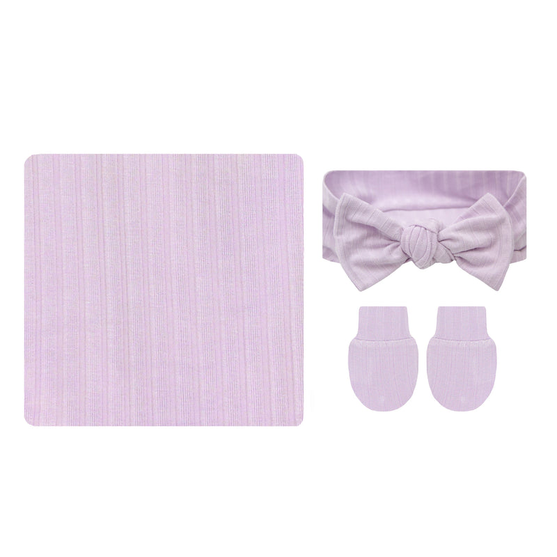 Lola Ribbed Newborn Headband Bundle