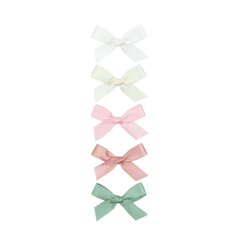 Satin Bow 5 Pack - Clip