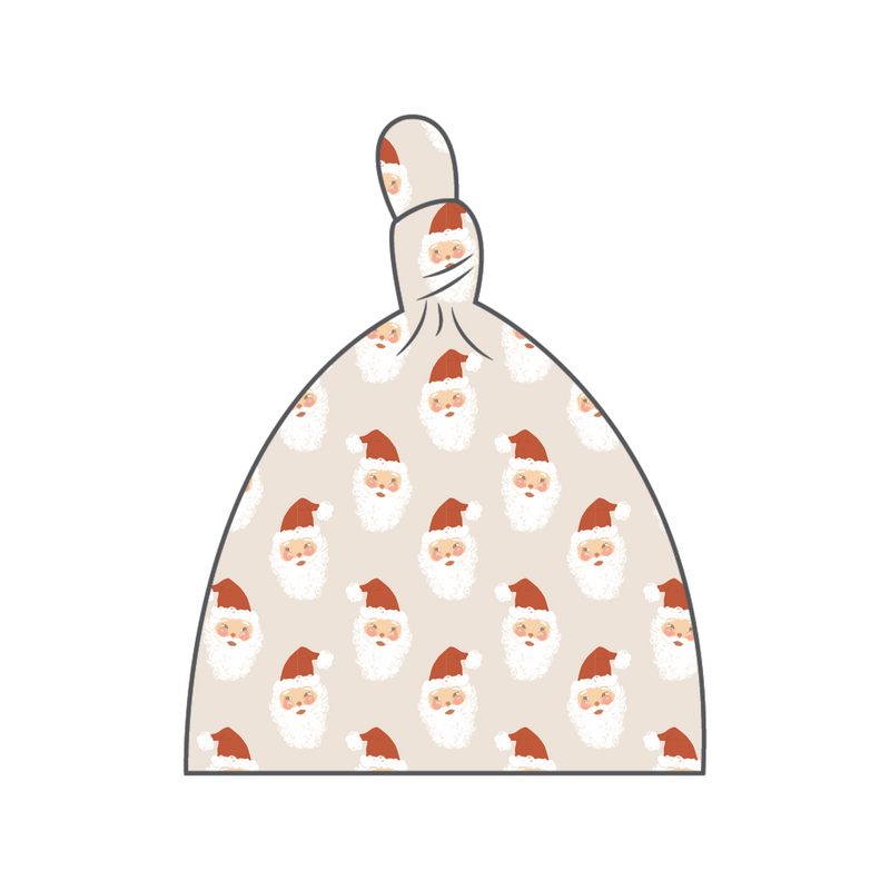 Pre-Order: Santa Baby Top Knot Hat