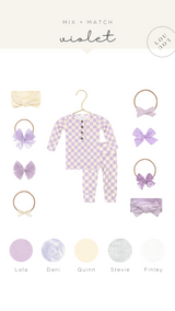 Violet Shortie Set