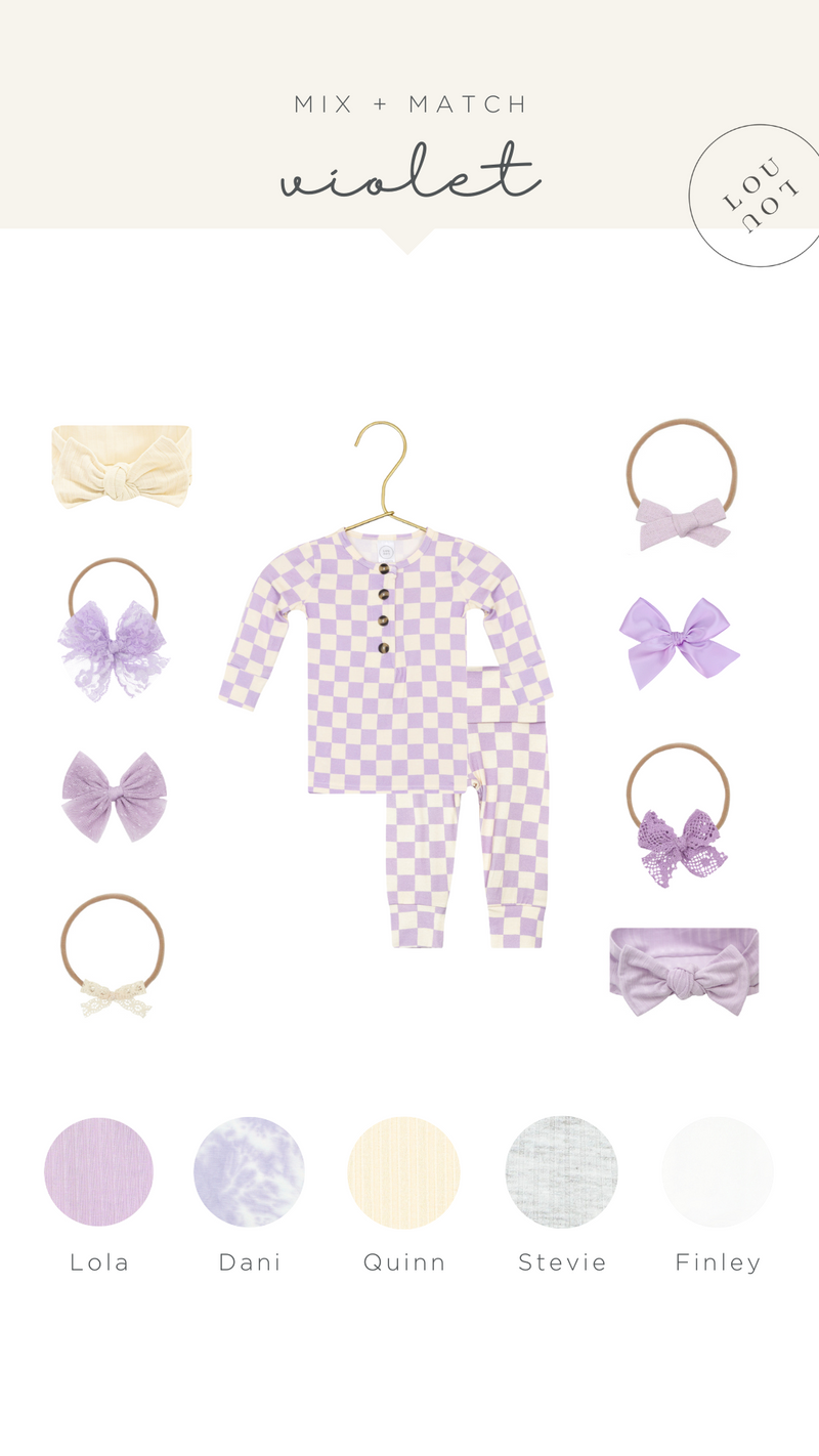 Violet Shortie Set