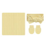 Birdie Ribbed Newborn Headband Bundle