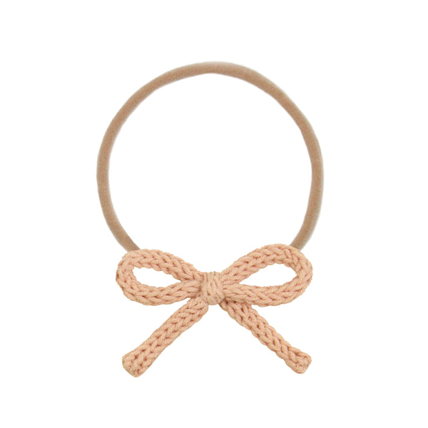 Crochet Bow - Butterscotch Headband