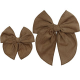 Heirloom Bow - Walnut Corduroy Clip