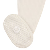 cove zipper footies close up on grip