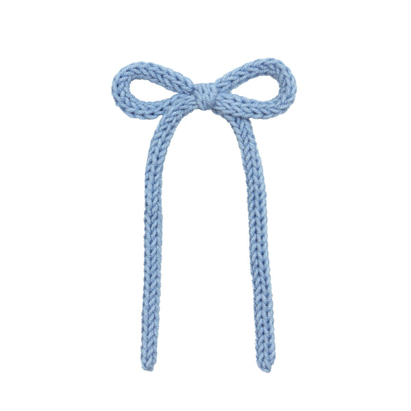 Crochet Bow - Bluebell Sash Clip