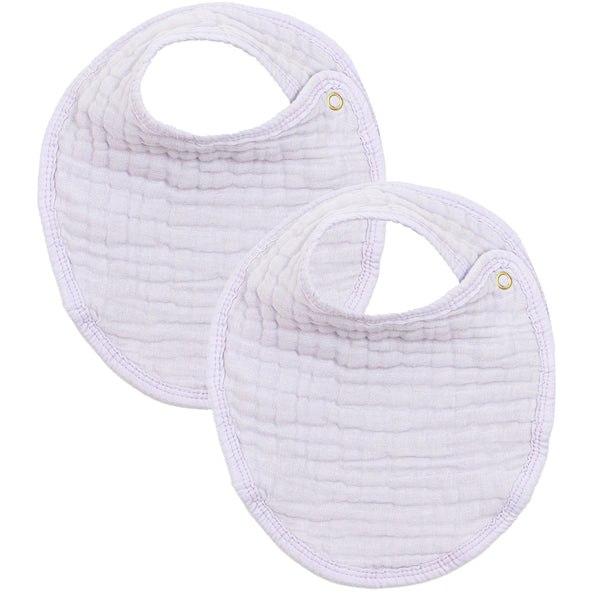 Cloud Muslin™ Bib 2 Pack - Lilac