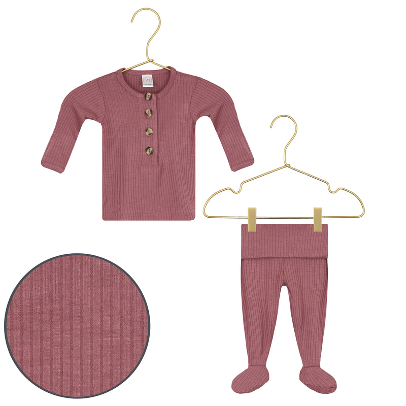 Marjorie Ribbed Top + Bottoms