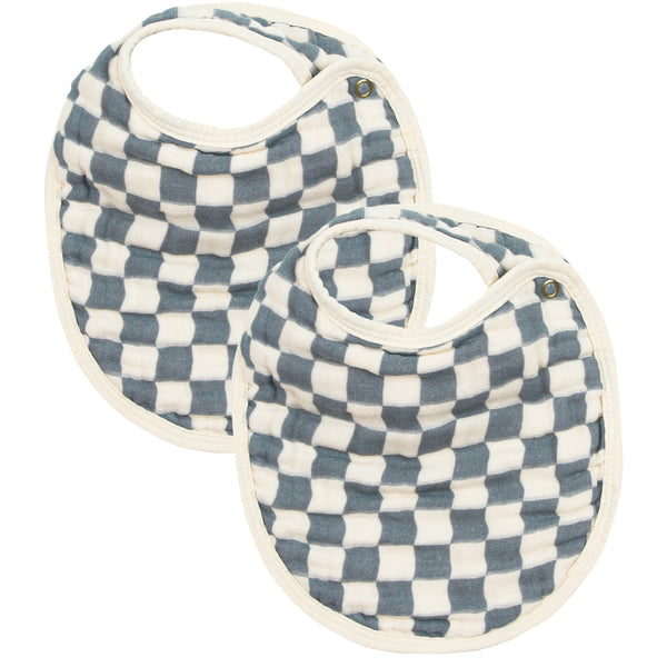 Cloud Muslin™ Bib 2 Pack - Miles/Cream
