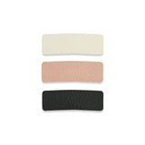 Leather 3 Pack - Primrose Snap Clips