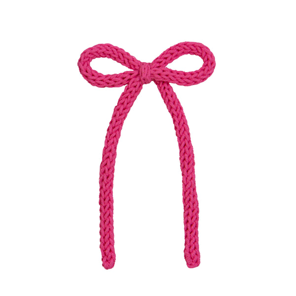 Crochet Bow - Petunia Sash Clip