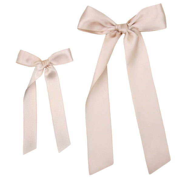 Satin Bow - Primrose Sash Clip