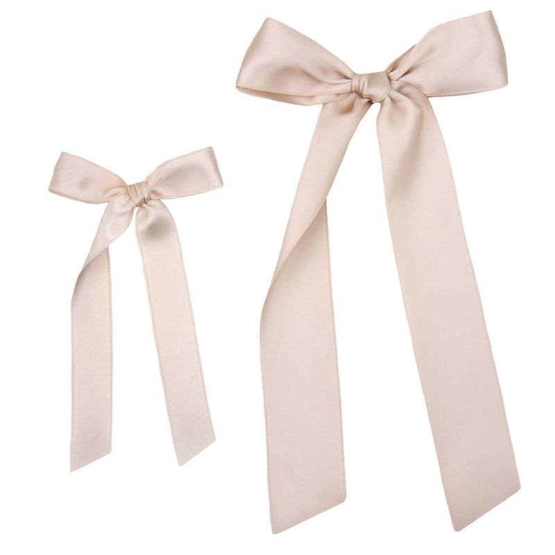 Satin Bow - Primrose Sash Clip