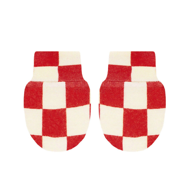 Pre-Order - Red Check No Scratch Mittens