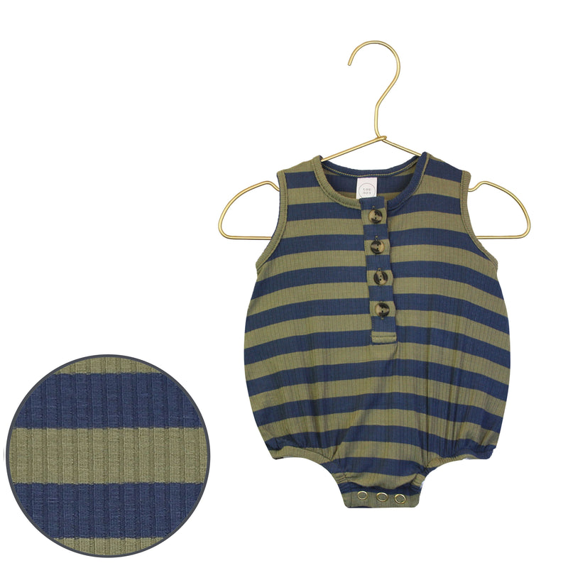 Bubble Romper - Rome Ribbed