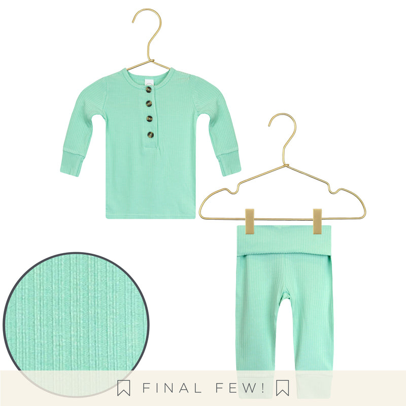 Scotty Ribbed Top + Bottoms