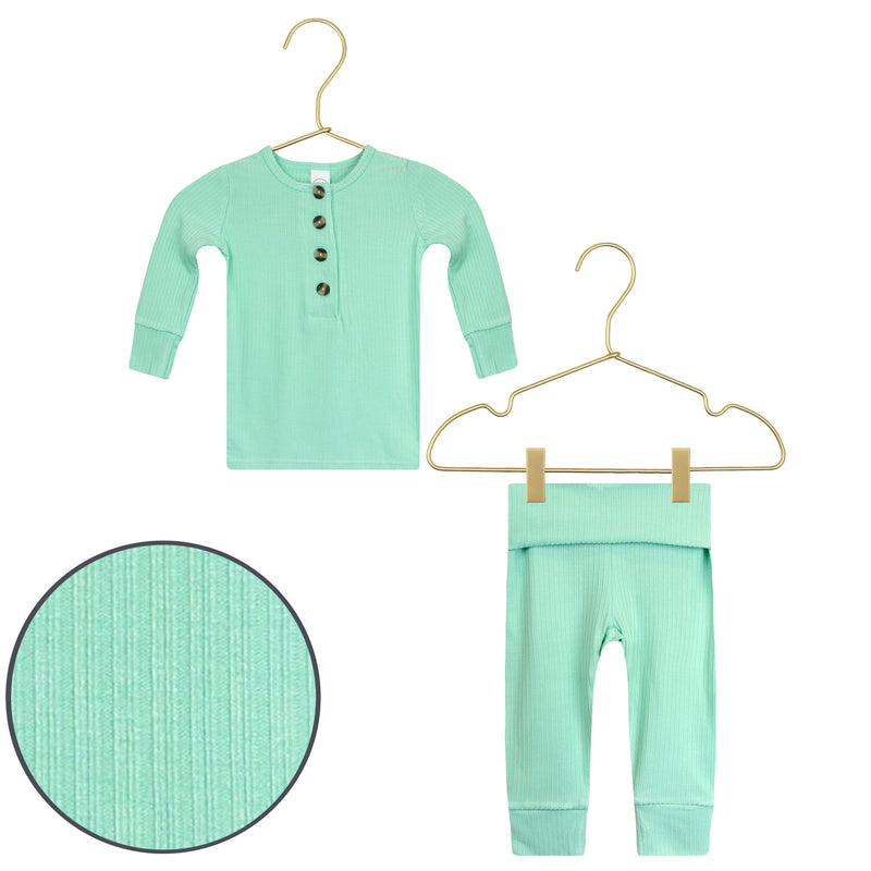 Scotty Ribbed Top + Bottoms