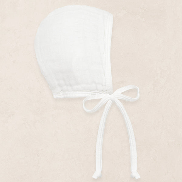 Cloud Muslin™ Bonnet - White