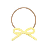 Crochet Bow - Lemonade Headband