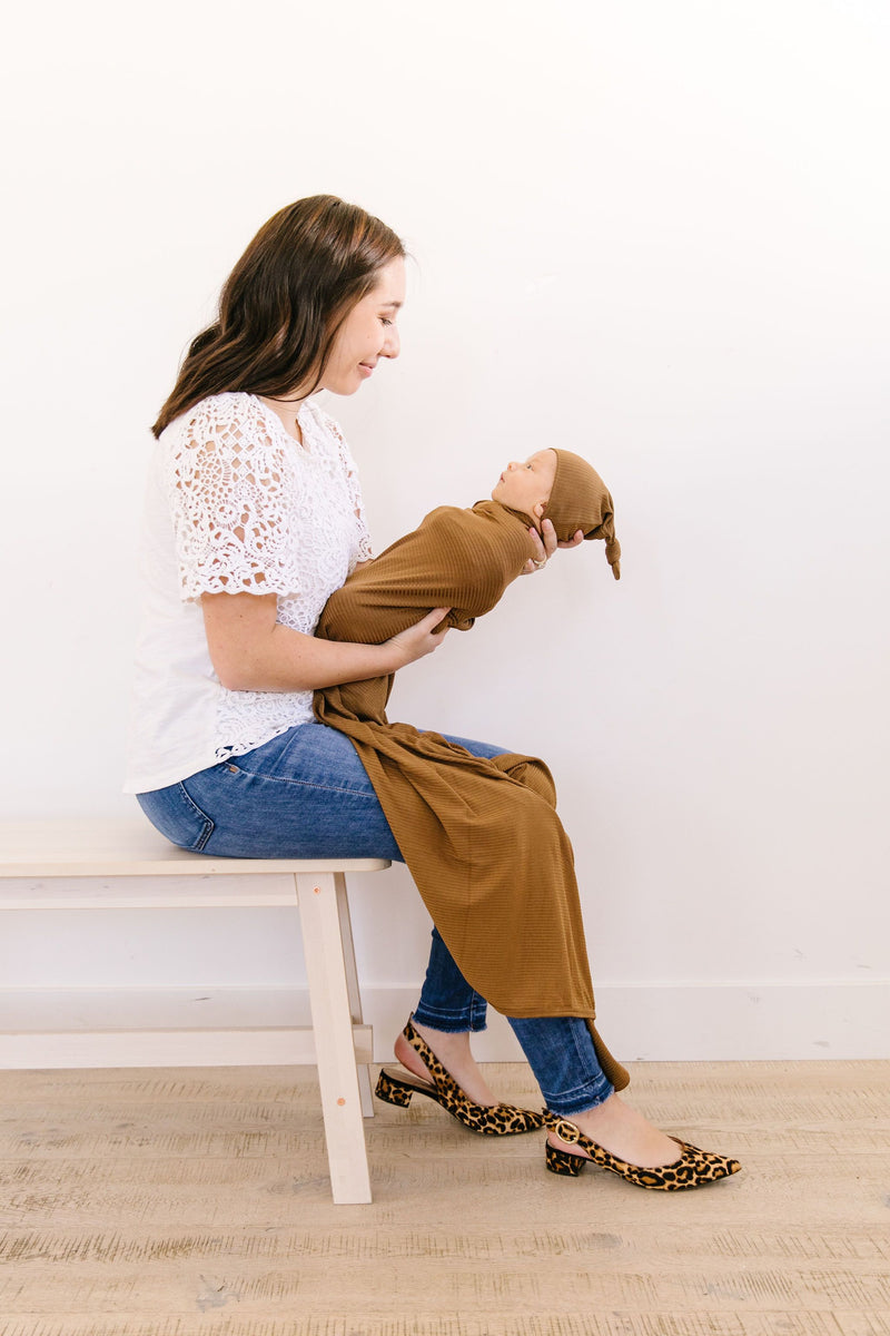 Chandler Ribbed Swaddle Blanket