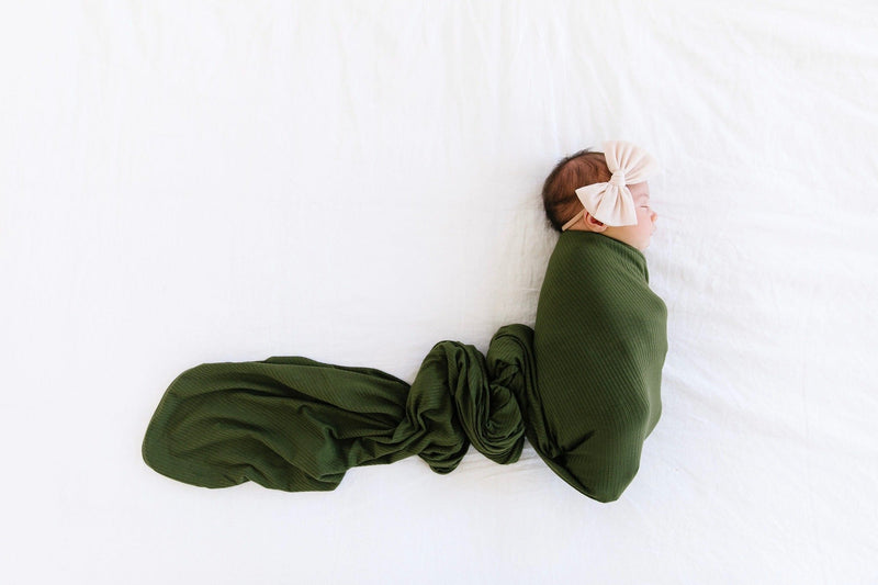 Tristan Ribbed Swaddle Blanket